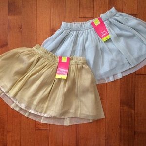 🎉3 for $20🎉 NWT 4T Metallic skirts bundle